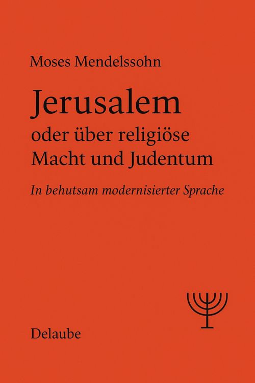 Produktbild: Jerusalem oder &uuml;ber religi&ouml;se Macht und Judentum