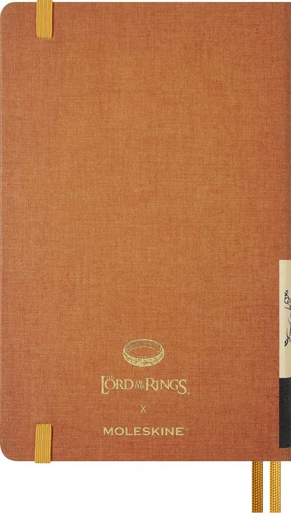 Produktbild: Moleskine Der Herr der Ringe Notizbuch Frodo Sam limitierte Ausgabe, L/A5, liniert, fester Einband