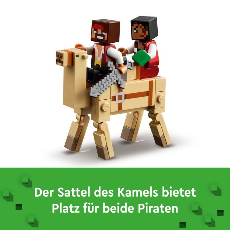 Produktbild: LEGO Minecraft 21259 Die Piratenschiffreise, Gamer Spielzeug ab 8 Jahren