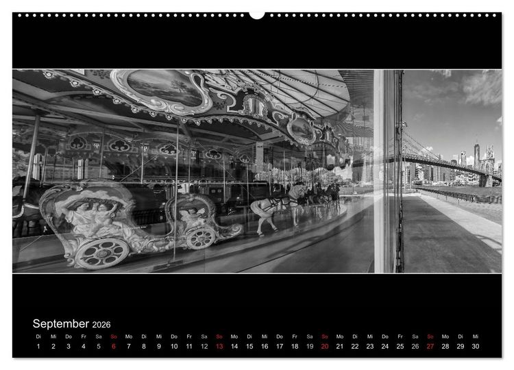 Produktbild: NEW YORK CITY H&ouml;hepunkte im Panoramaformat (Wandkalender 2026 DIN A2 quer), CALVENDO Monatskalender