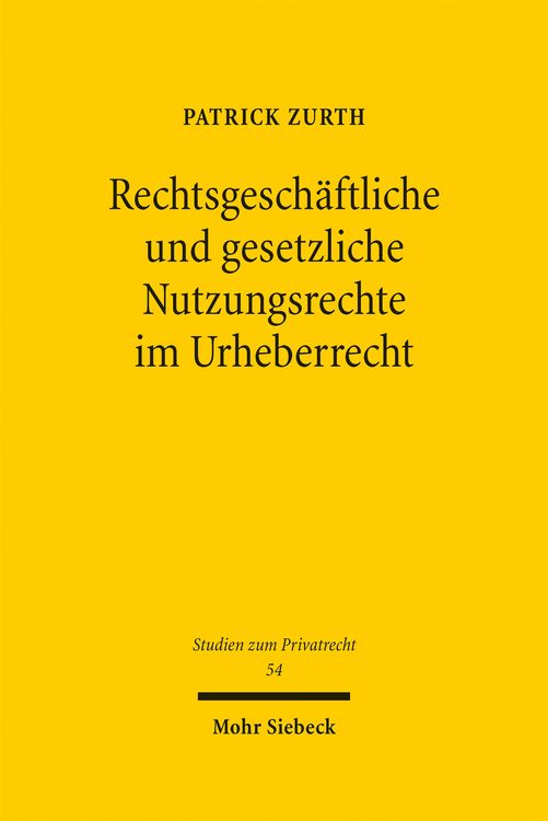 Produktbild: Rechtsgesch&auml;ftliche und gesetzliche Nutzungsrechte im Urheberrecht