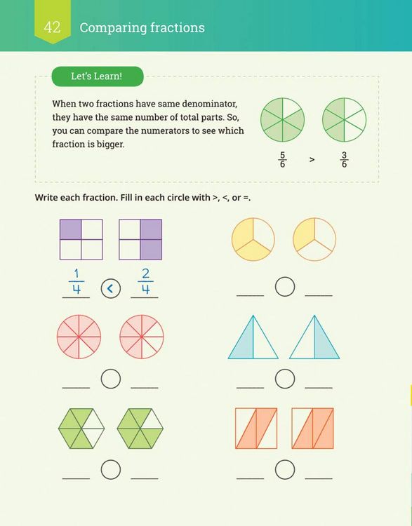 Produktbild: IXL Math Workbook: Grade 3 Fractions