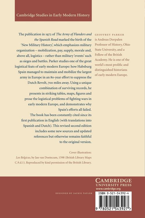 Produktbild: The Army of Flanders and the Spanish Road, 1567 1659