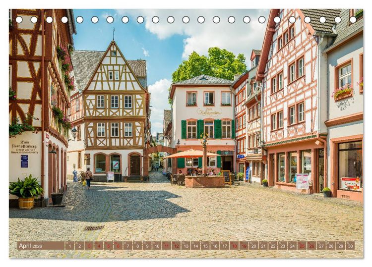 Produktbild: Rheinhessen-Impressionen (Tischkalender 2026 DIN A5 quer), CALVENDO Monatskalender