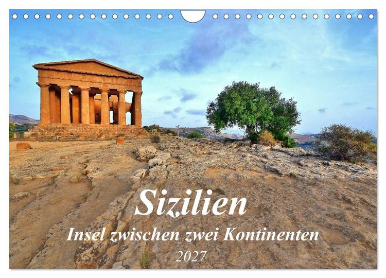 Produktbild: Sizilien - Insel zwischen zwei Kontinenten (Wandkalender 2027 DIN A4 quer), CALVENDO Monatskalender