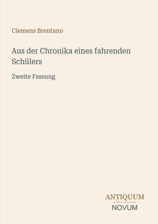 Produktbild: Aus der Chronika eines fahrenden Sch&uuml;lers