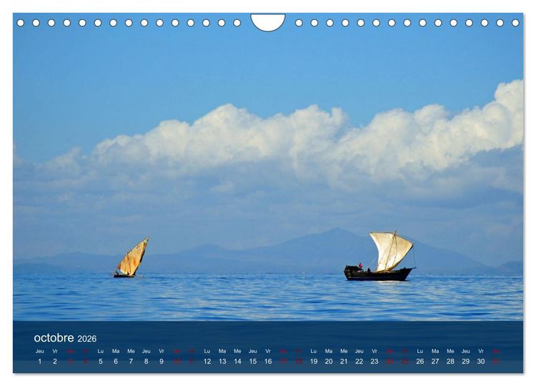 Produktbild: Autour de Nosy Be (Calendrier mural 2026 DIN A4 vertical), CALVENDO calendrier mensuel