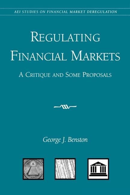 Produktbild: Regulating Financial Markets: