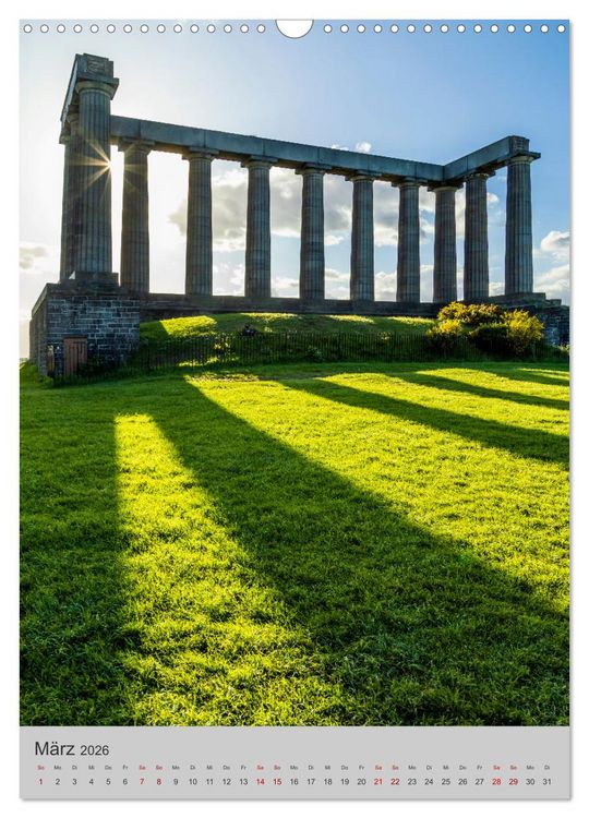 Produktbild: EDINBURGH Historisches Stadtherz (Wandkalender 2026 DIN A3 hoch), CALVENDO Monatskalender