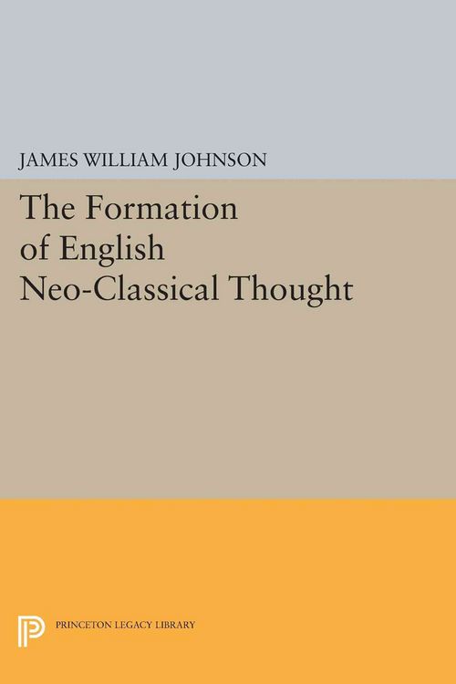 Produktbild: Formation of English Neo-Classical Thought