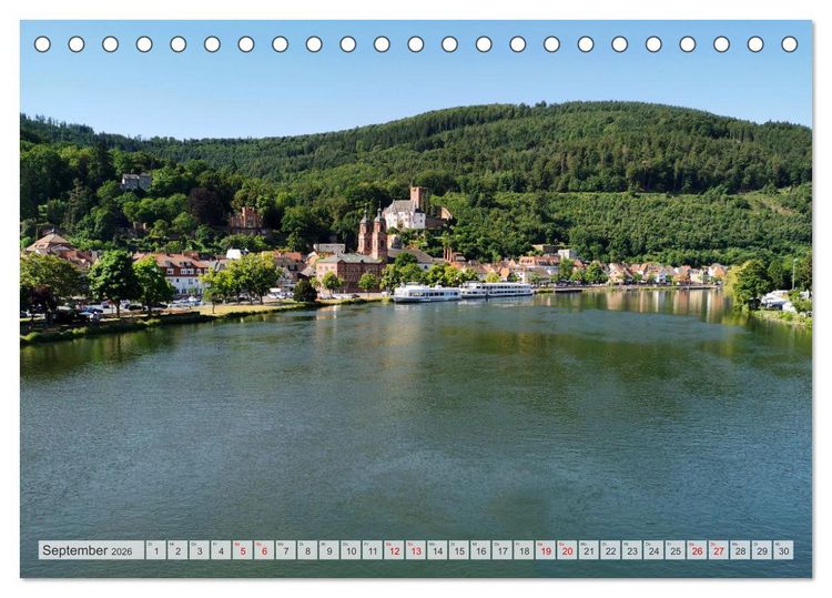 Produktbild: Miltenberg neu entdeckt (Tischkalender 2026 DIN A5 quer), CALVENDO Monatskalender
