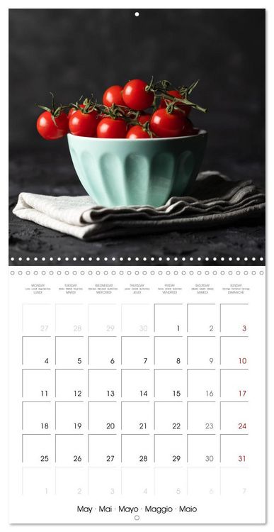 Produktbild: Aesthetic fruit and veggies (Wall Calendar 2026 12 &times; 12 Inch) CALVENDO 12 Month Wall Calendar