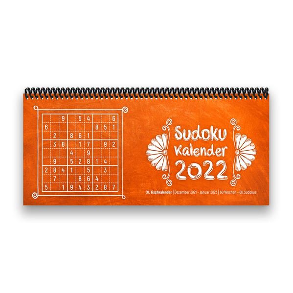 Produktbild: Tischkalender- Planer 2022 &bdquo;Sudoku&ldquo; Buntkalender&reg; Orange