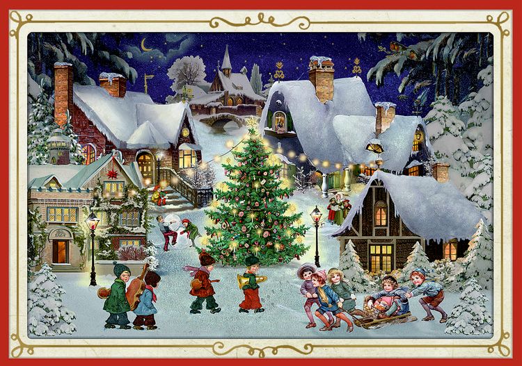 Produktbild: Pop-up-Gru&szlig;karte &ndash; Nostalgische Weihnachtszeit