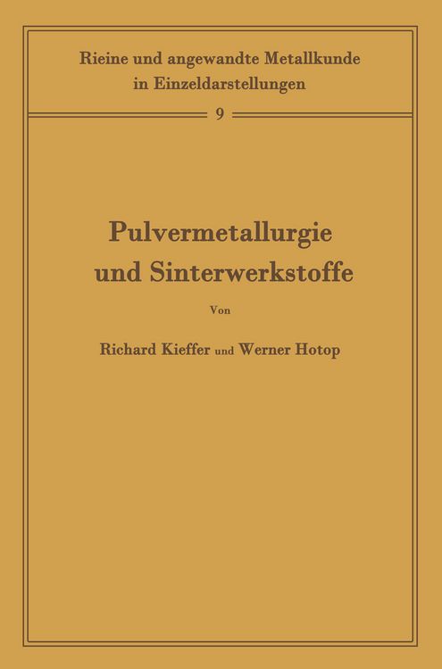 Produktbild: Pulvermetallurgie und Sinterwerkstoffe