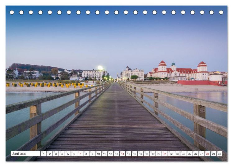 Produktbild: Insel R&uuml;gen - Meine wilde Ostsee-Romanze (Tischkalender 2026 DIN A5 quer), CALVENDO Monatskalender
