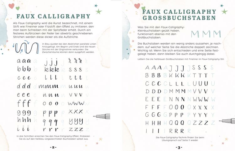 Produktbild: Design Paper A5 Alles Gute zu allem. Mit Handlettering-Grundkurs