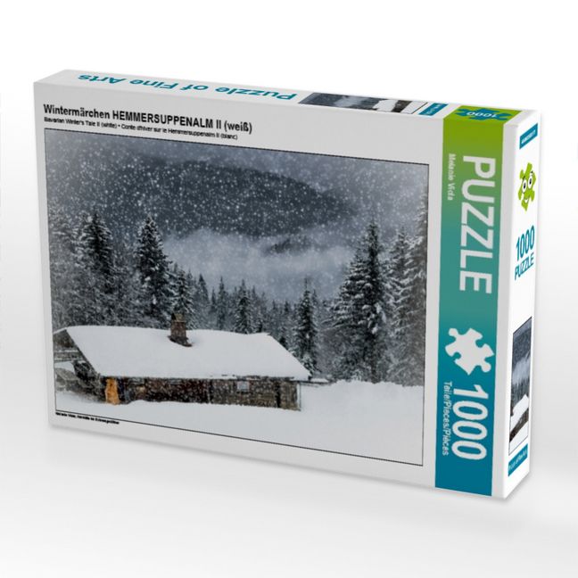 Produktbild: CALVENDO Puzzle Winterm&auml;rchen HEMMERSUPPENALM II (wei&szlig;) | 1000 Teile Lege-Gr&ouml;&szlig;e 64x48cm Foto-Puzzle f&uuml;r gl&uuml;ckliche Stunden
