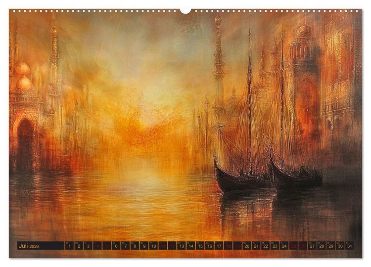 Produktbild: Visionen aus 1001 Nacht (Wandkalender 2026 DIN A2 quer), CALVENDO Monatskalender