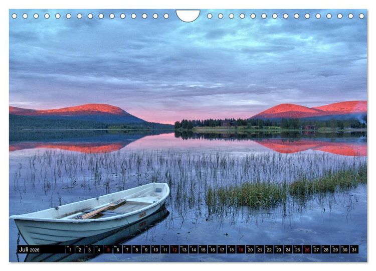Produktbild: Wundersch&ouml;nes Finnisch - Lappland (Wandkalender 2026 DIN A4 quer), CALVENDO Monatskalender