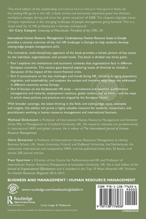 Produktbild: International Human Resource Management