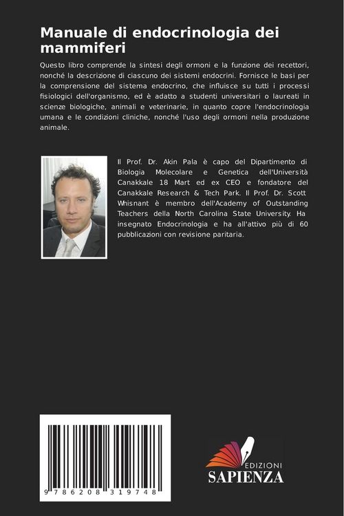 Produktbild: Manuale di endocrinologia dei mammiferi