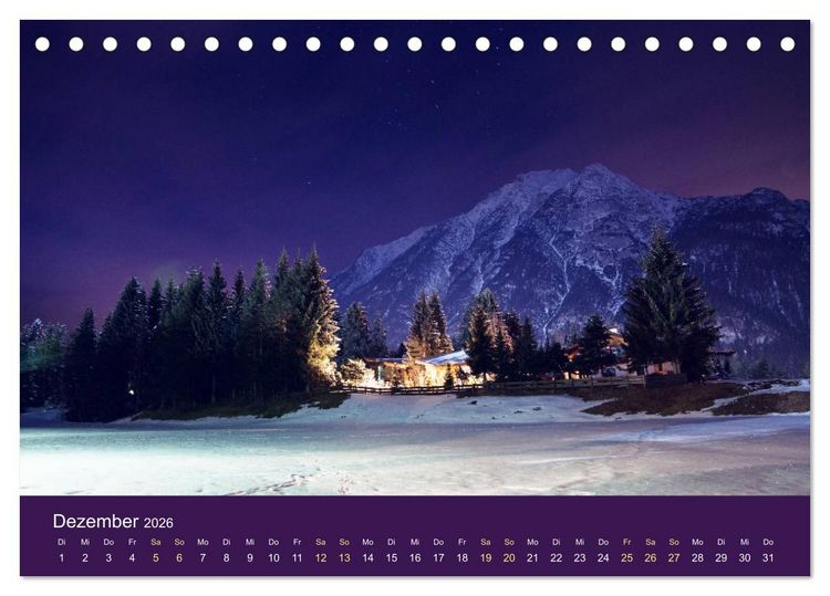 Produktbild: Berg, Land und Meer - Eine Reise durch die Landschaften (Tischkalender 2026 DIN A5 quer), CALVENDO Monatskalender