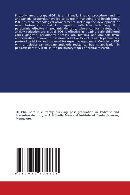 Produktbild: Photodynamic Therapy in Pediatric Dentistry