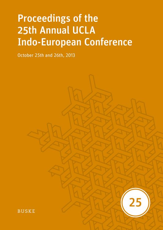 Produktbild: Proceedings of the 25th Annual UCLA Indo-European Conference