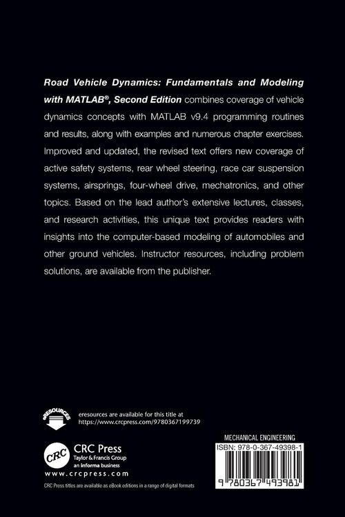 Produktbild: Road Vehicle Dynamics