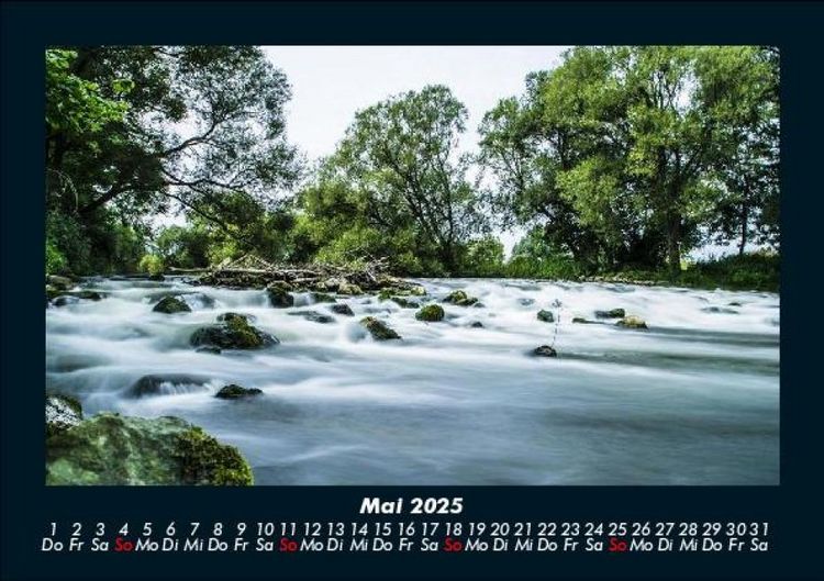 Produktbild: Wasserf&auml;lle 2025 Fotokalender DIN A5