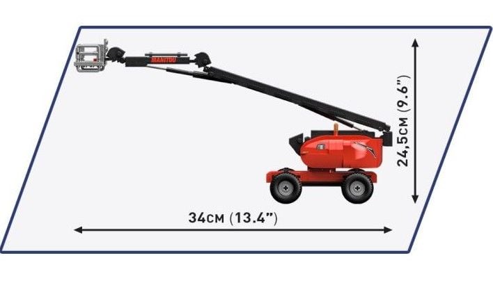 Produktbild: COBI 1683 - Manitou 280TJ, Teleskoplader, Bausatz, 347 Bauteile