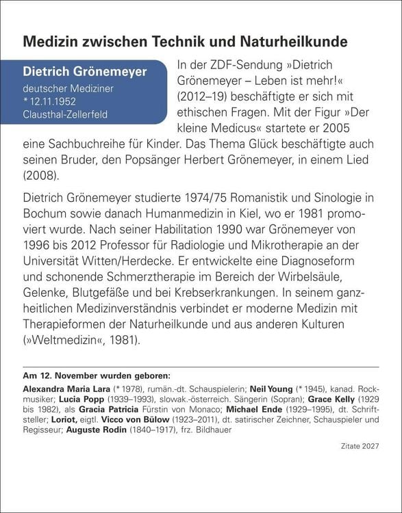 Produktbild: Zitate Tagesabrei&szlig;kalender 2027