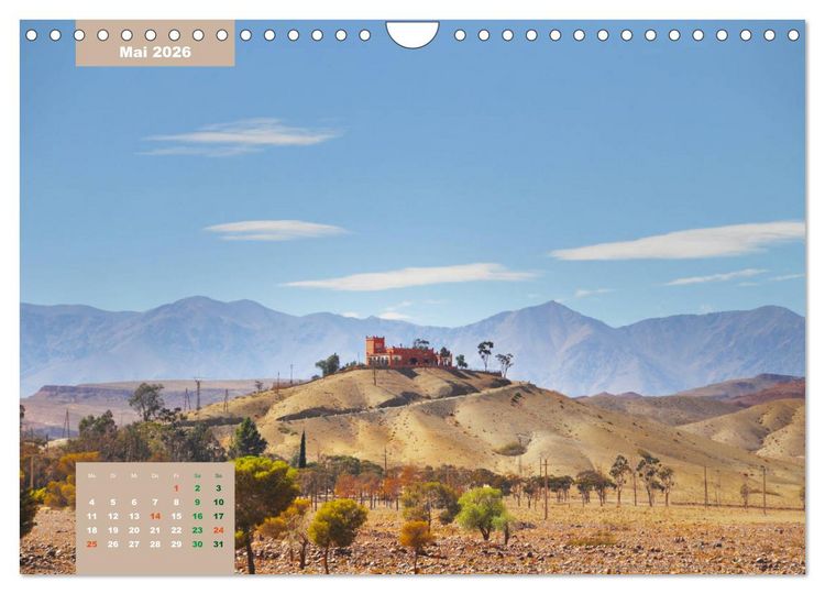 Produktbild: Erlebe mit mir das traumhafte Marokko (Wandkalender 2026 DIN A4 quer), CALVENDO Monatskalender