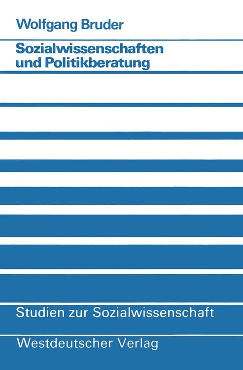 Produktbild: Sozialwissenschaften und Politikberatung