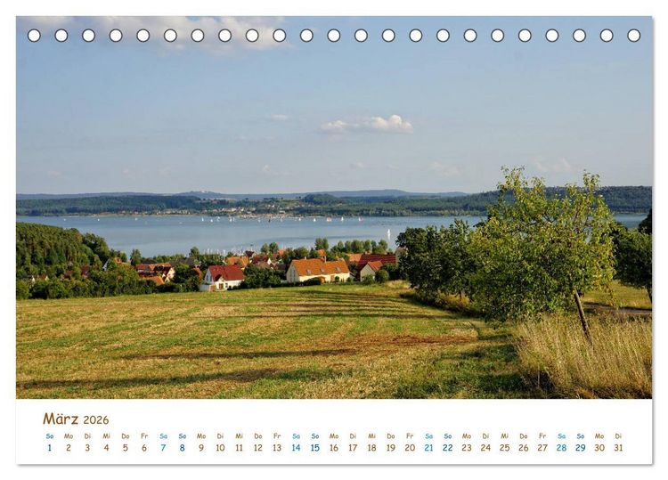 Produktbild: Brombachsee und Umgebung (Tischkalender 2026 DIN A5 quer), CALVENDO Monatskalender
