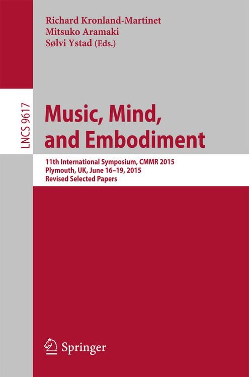 Produktbild: Music, Mind, and Embodiment