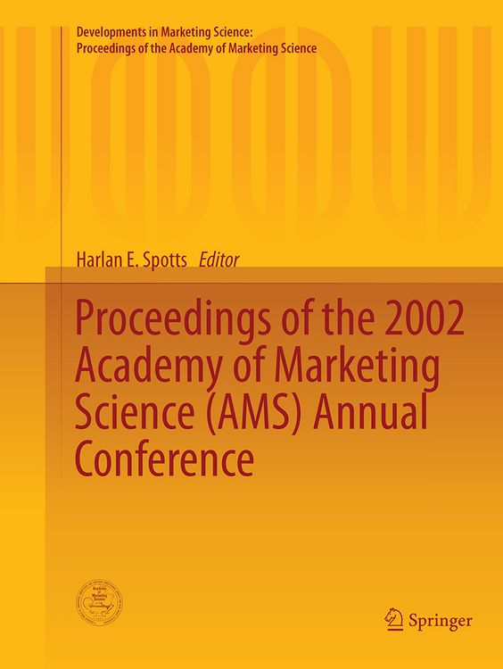 Produktbild: Proceedings of the 2002 Academy of Marketing Science (AMS) Annual Conference