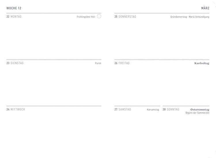 Produktbild: Wochenkalender 2027 - Purple