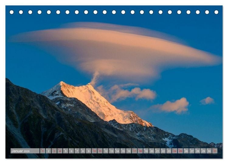 Produktbild: Beautiful Neuseeland (Tischkalender 2026 DIN A5 quer), CALVENDO Monatskalender