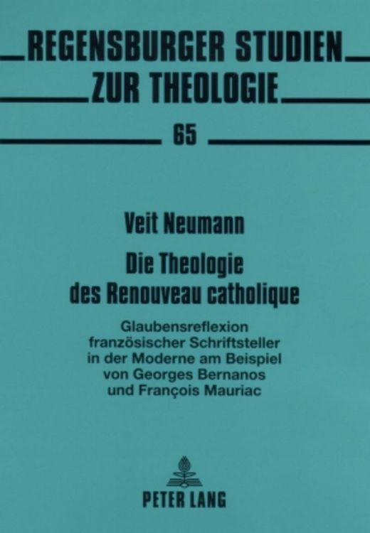 Produktbild: Die Theologie des Renouveau catholique