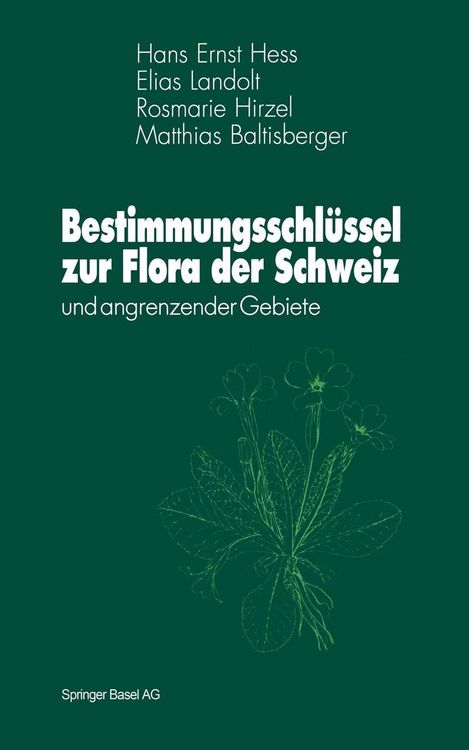 Produktbild: Bestimmungsschl&uuml;ssel zur Flora der Schweiz