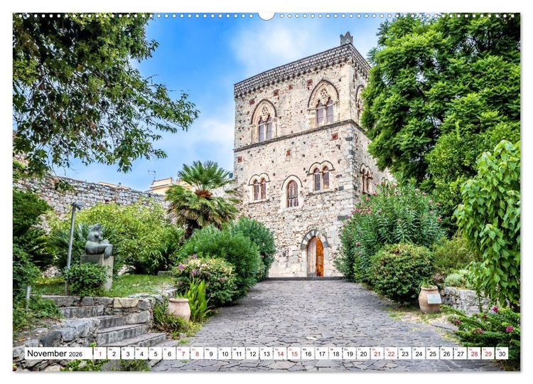 Produktbild: Taormina - Juwel Siziliens mit antikem Charme (hochwertiger Premium Wandkalender 2026 DIN A2 quer), Kunstdruck in Hochglanz