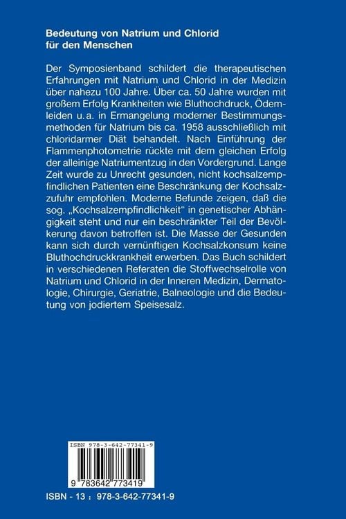 Produktbild: Bedeutung von Natrium und Chlorid f&uuml;r den Menschen