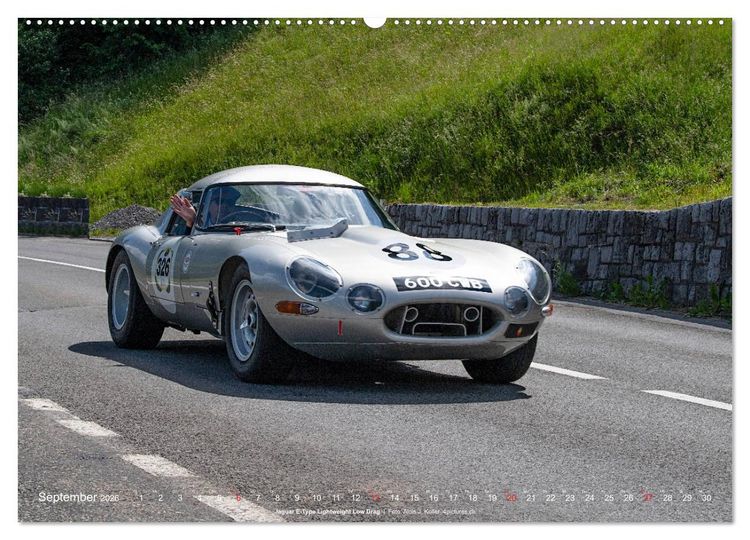 Produktbild: Classic Cars auf Passstrassen 2026 (hochwertiger Premium Wandkalender 2026 DIN A2 quer), Kunstdruck in Hochglanz