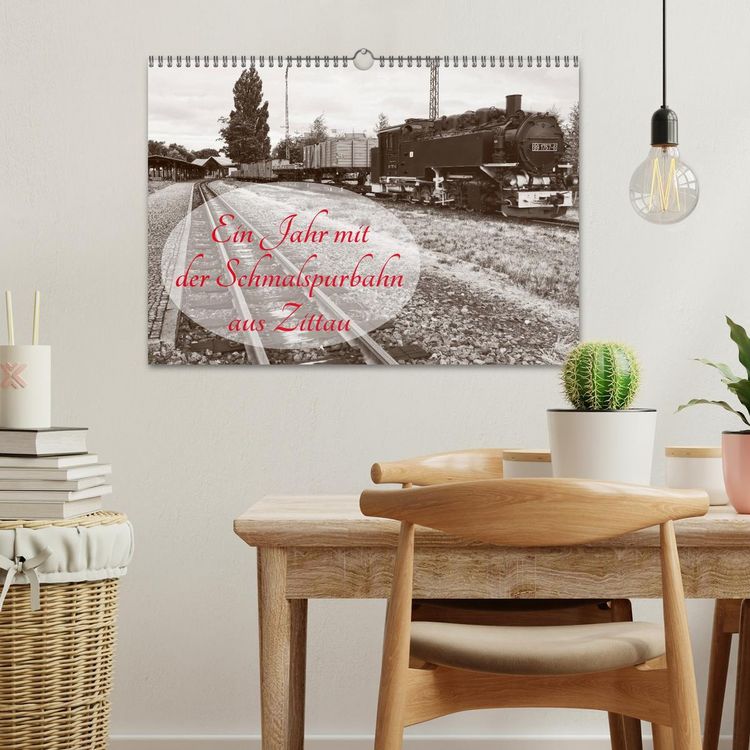 Produktbild: Ein Jahr mit der Schmalspurbahn aus Zittau (Wandkalender 2026 DIN A3 quer), CALVENDO Monatskalender