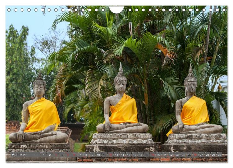 Produktbild: Buddha - Momente der inneren Einkehr (Wandkalender 2026 DIN A4 quer), CALVENDO Monatskalender