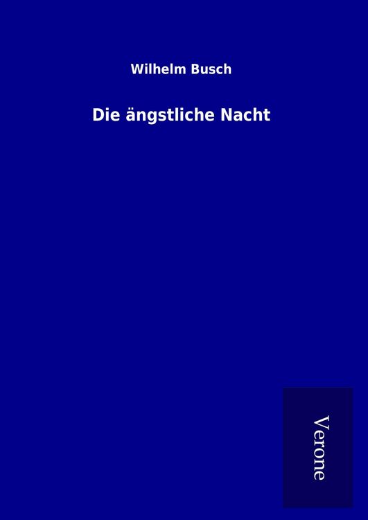 Produktbild: Die ängstliche Nacht