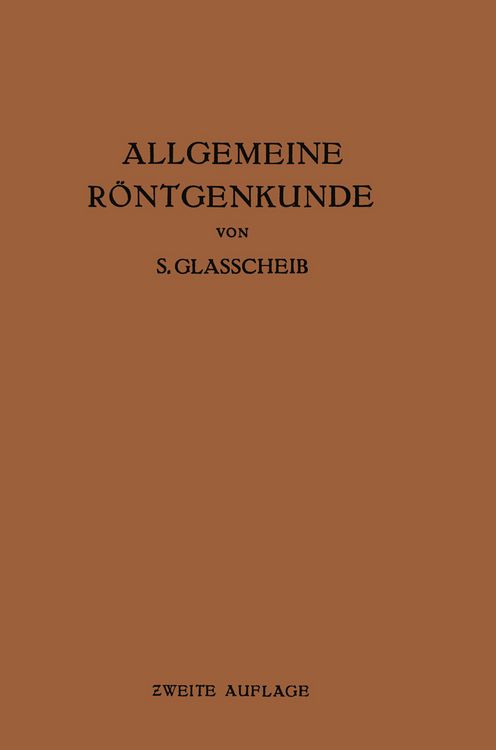 Produktbild: Allgemeine R&ouml;ntgenkunde