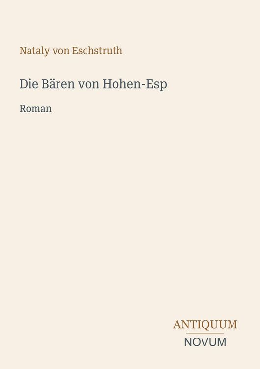 Produktbild: Die B&auml;ren von Hohen-Esp